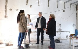 Autoridades locales y provinciales recorrieron las obras.