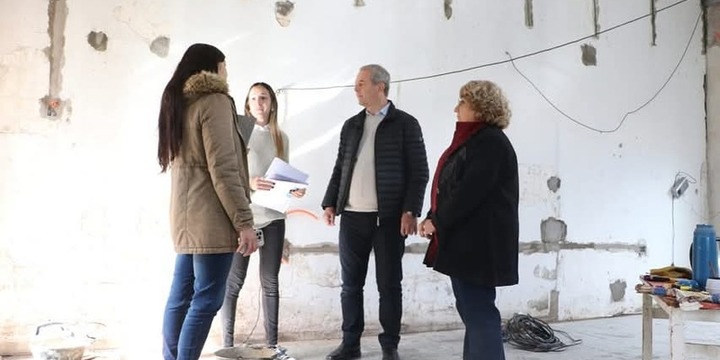 Autoridades locales y provinciales recorrieron las obras.