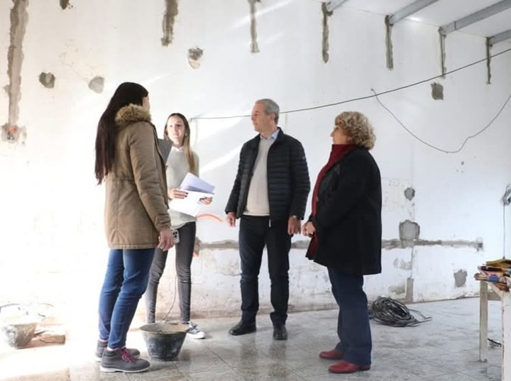 Autoridades locales y provinciales recorrieron las obras.