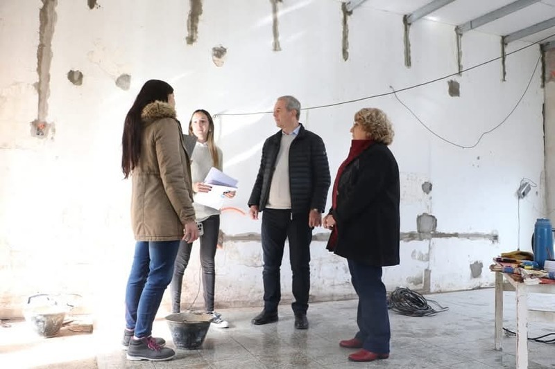 Autoridades locales y provinciales recorrieron las obras.