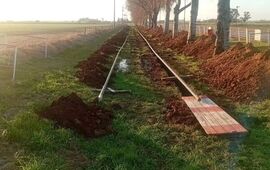 La comunidad disfruta del avance de una obra histórica encarada por el gobierno de Santa Fe, Litoral Gas y la comuna.