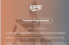 Imagen de La EPE realizará tareas de mantenimiento en Albarellos y zonas aledañas