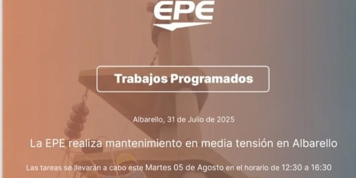 Imagen de La EPE realizará tareas de mantenimiento en Albarellos y zonas aledañas