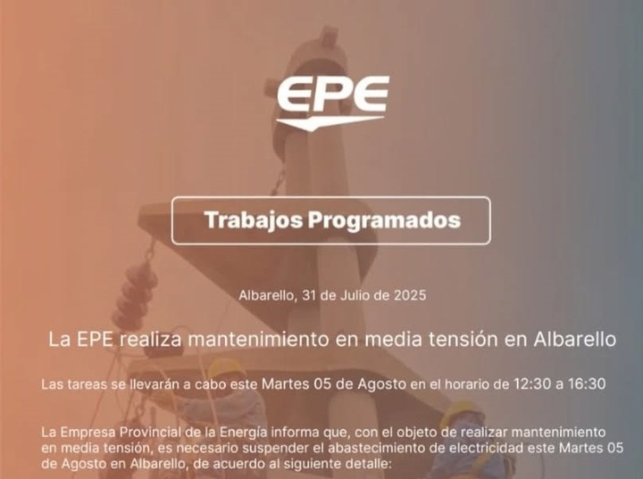 Imagen de La EPE realizará tareas de mantenimiento en Albarellos y zonas aledañas
