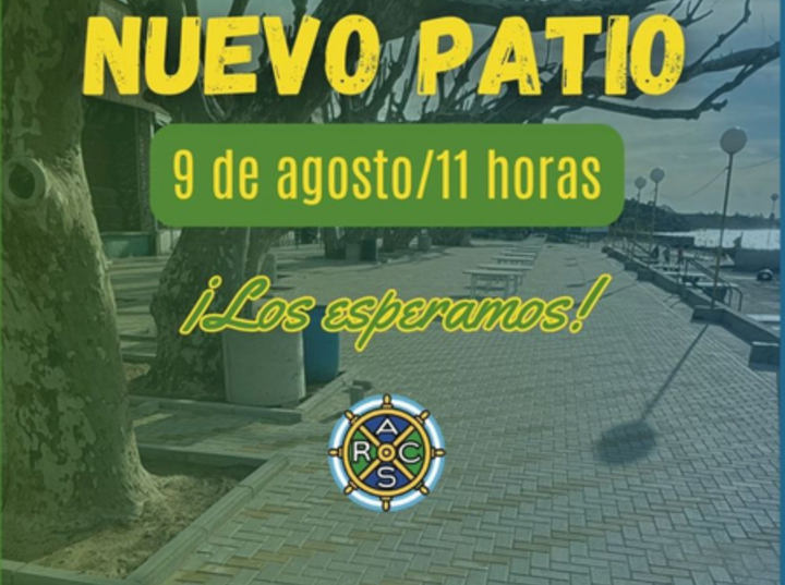 Imagen de El 9/08, inauguración del nuevo patio central del Rowing Club