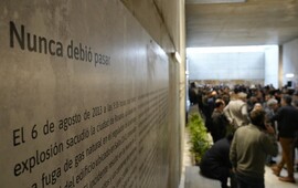 El acto este año se realiza en el memorial de Salta 2141. (Alan Monzón/Rosario3)