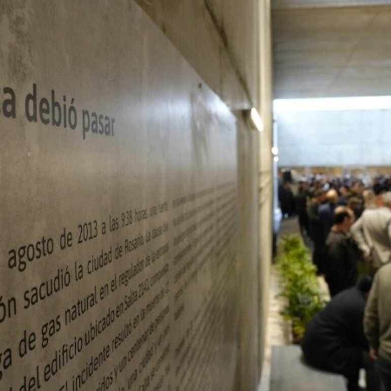 El acto este año se realiza en el memorial de Salta 2141. (Alan Monzón/Rosario3)