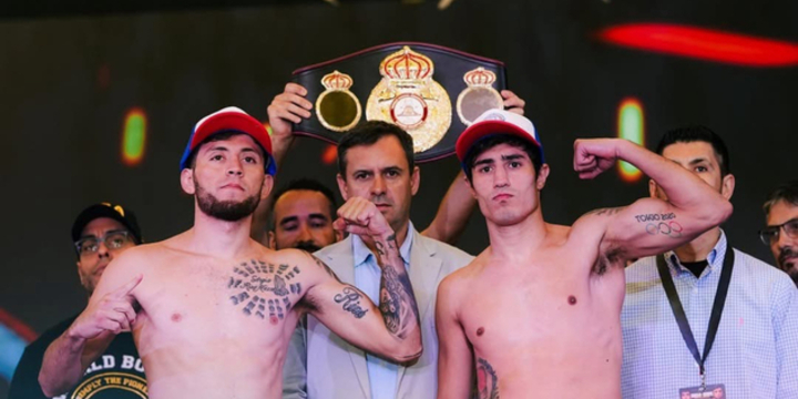 Imagen de Boxeo: Mirco Cuello superó el pesaje y mañana peleará en Libia ante el mexicano Sergio Ríos