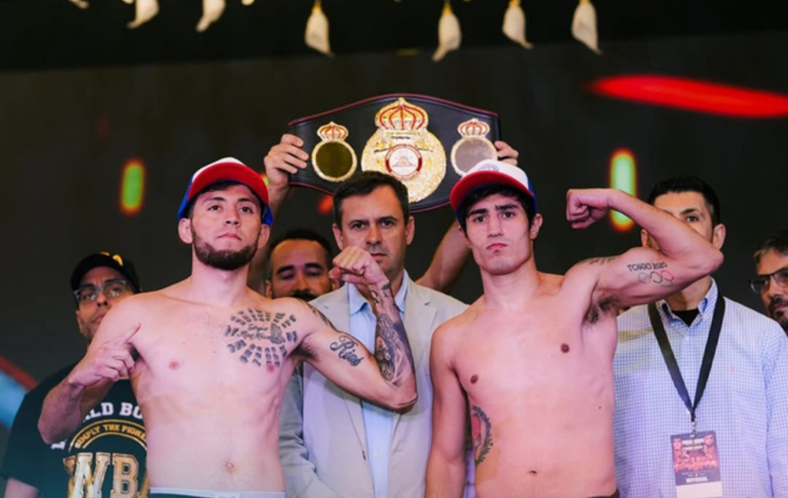 Imagen de Boxeo: Mirco Cuello super&oacute; el pesaje y ma&ntilde;ana pelear&aacute; en Libia ante el mexicano Sergio R&iacute;os