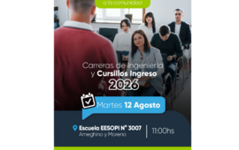 Imagen de UTN: Cursillos en Fighiera para ingresantes 2026