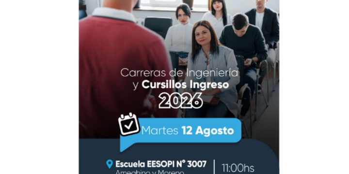 Imagen de UTN: Cursillos en Fighiera para ingresantes 2026