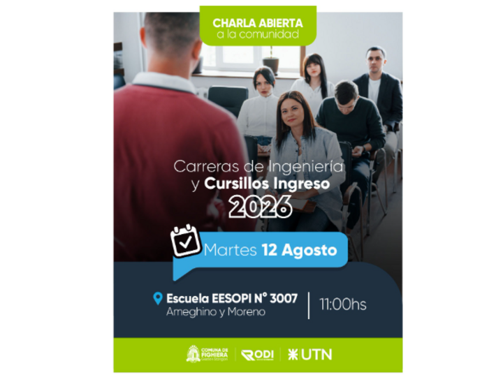 Imagen de UTN: Cursillos en Fighiera para ingresantes 2026