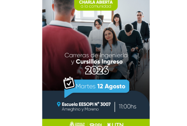Imagen de UTN: Cursillos en Fighiera para ingresantes 2026