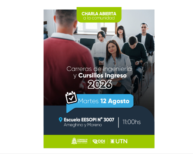 Imagen de UTN: Cursillos en Fighiera para ingresantes 2026