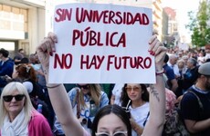 Los docentes de la UNR y la UTN reclaman una recomposición salarial. (Alan Monzón/Rosario3)