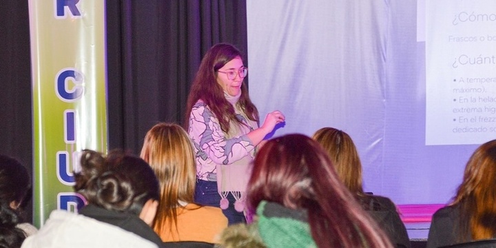 Imagen de Charla sobre lactancia en Alvear en el marco del Mes de la Lactancia