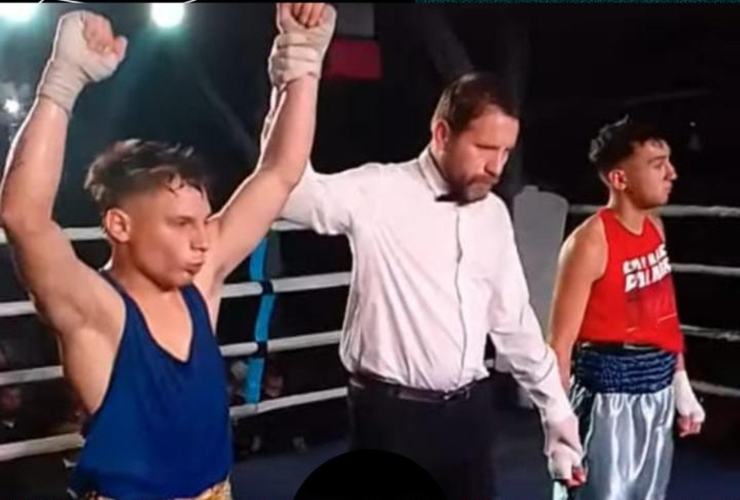 Imagen de Dos boxeadores del Zeballos Boxing, ganaron sus peleas en Theobald