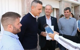 La última vez de Ceisas. El 1° de abril el periodista vino por la campaña para ser el Convencional Constituyente oficialista.