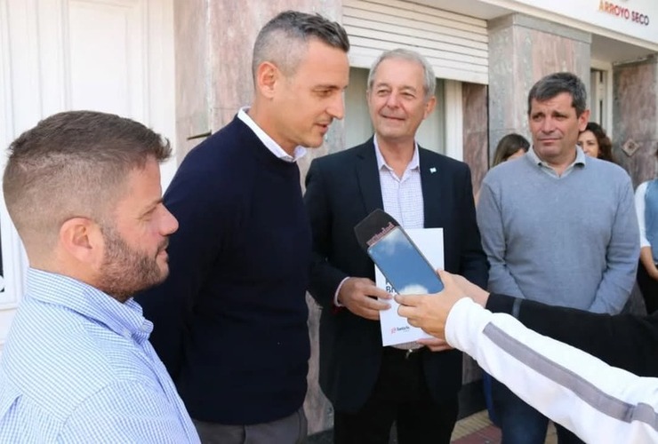 La &uacute;ltima vez de Ceisas. El 1&deg; de abril el periodista vino por la campa&ntilde;a para ser el Convencional Constituyente oficialista.