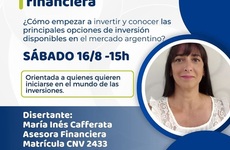 Imagen de Charla gratuita sobre educación financiera en Alvear