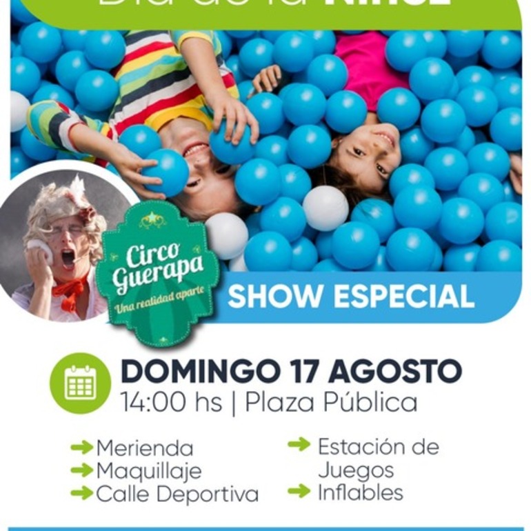 Imagen de Fighiera celebrará el Día de la Niñez con una gran fiesta en la Plaza Pública