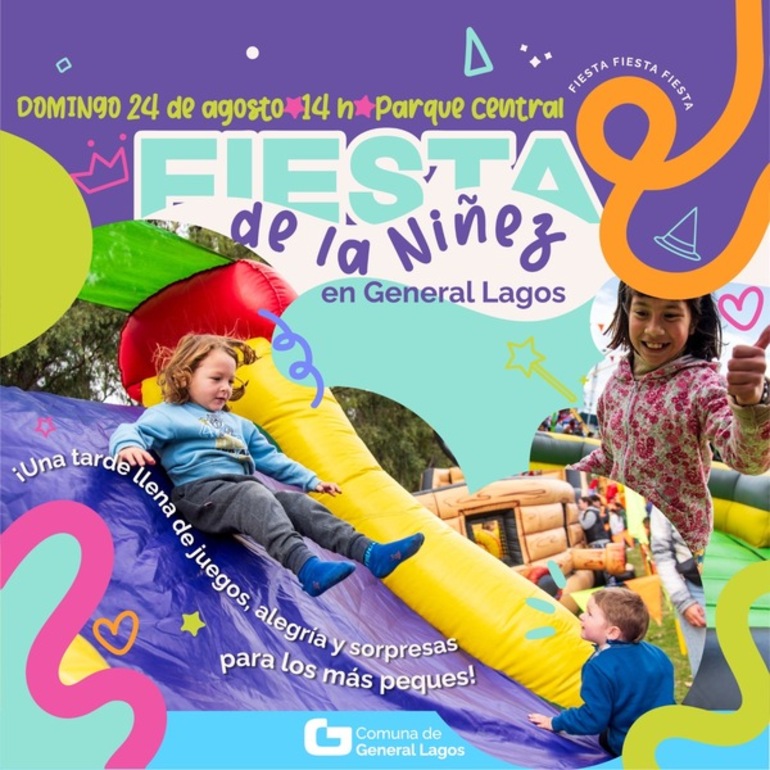 Imagen de El 24/08, Fiesta de la Niñez en el Parque Central