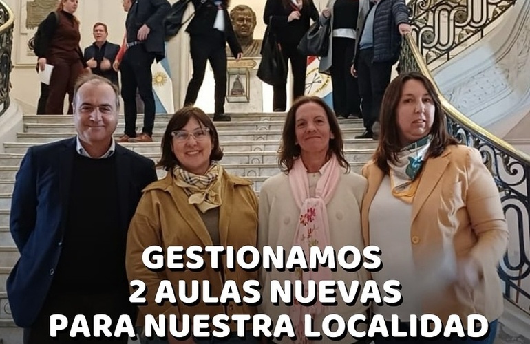 Imagen de Alvear se suma al Programa 1000 Aulas con la construcción de dos nuevos espacios educativos