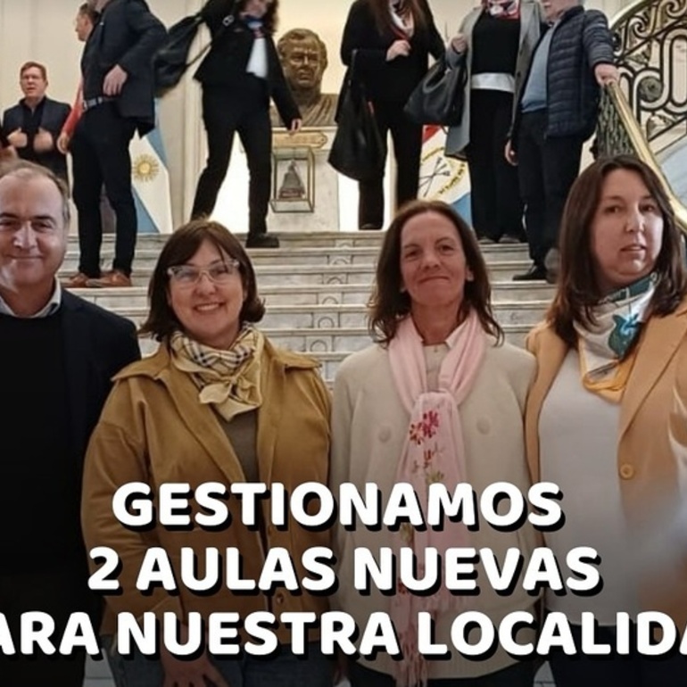 Imagen de Alvear se suma al Programa “1000 Aulas” con la construcción de dos nuevos espacios educativos