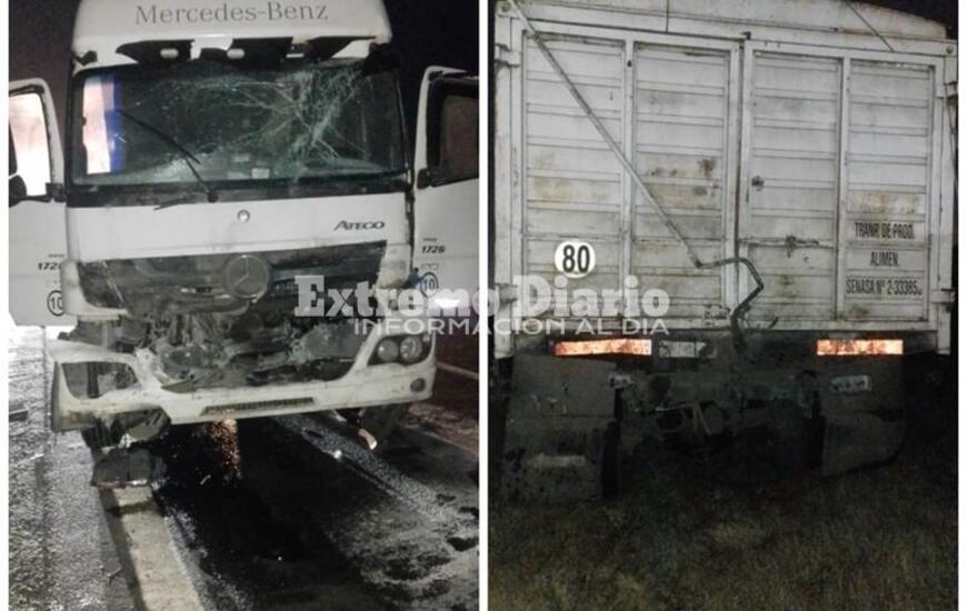 Imagen de Accidente vial en la autopista a la altura de Arroyo Seco