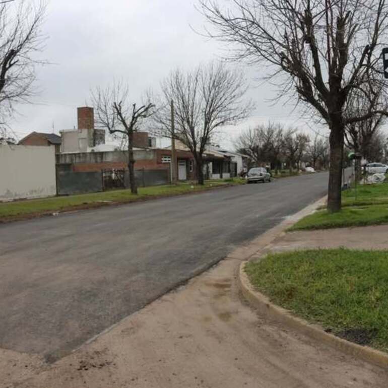 Imagen de El pavimento llegó al barrio Asunción
