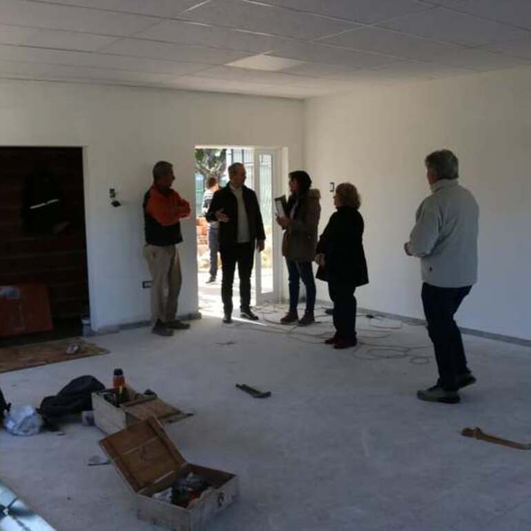 Imagen de Programa "1.000 Aulas": Etapa final de la obra en el nuevo salón del Jardín "Lucecitas del Paraná"