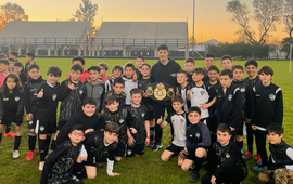 Imagen de Mirco Cuello visitó a deportistas del Club Unión