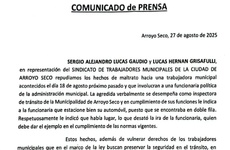 Imagen de El sindicato repudió el maltrato de una funcionaria hacia una inspectora de tránsito
