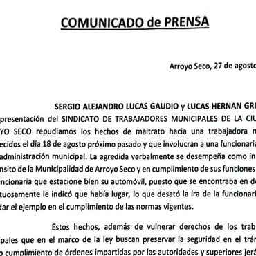 Imagen de El sindicato repudió el maltrato de una funcionaria hacia una inspectora de tránsito