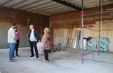 Imagen de Avanza la construcción del nuevo módulo áulico en la E.E.T.P. N°650