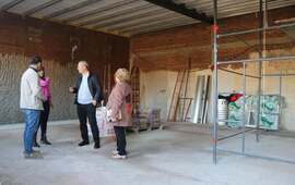 Imagen de Avanza la construcci&oacute;n del nuevo m&oacute;dulo &aacute;ulico en la E.E.T.P. N&deg;650