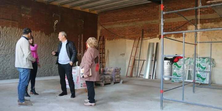 Imagen de Avanza la construcción del nuevo módulo áulico en la E.E.T.P. N°650