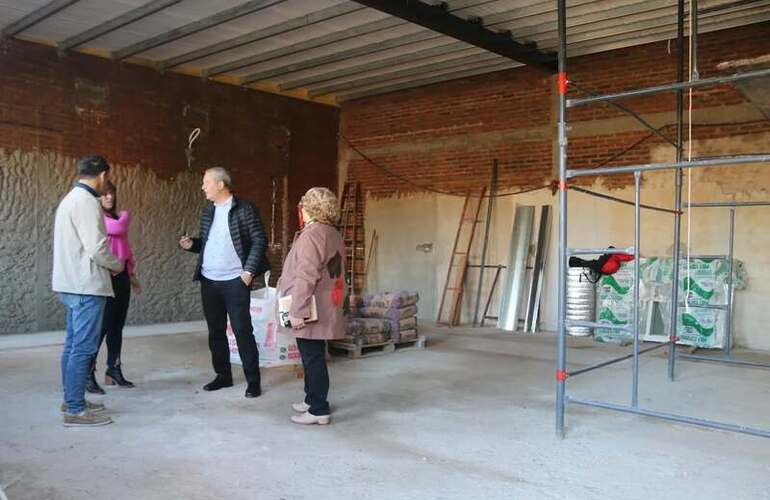Imagen de Avanza la construcción del nuevo módulo áulico en la E.E.T.P. N°650