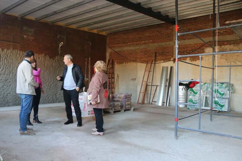 Imagen de Avanza la construcción del nuevo módulo áulico en la E.E.T.P. N°650