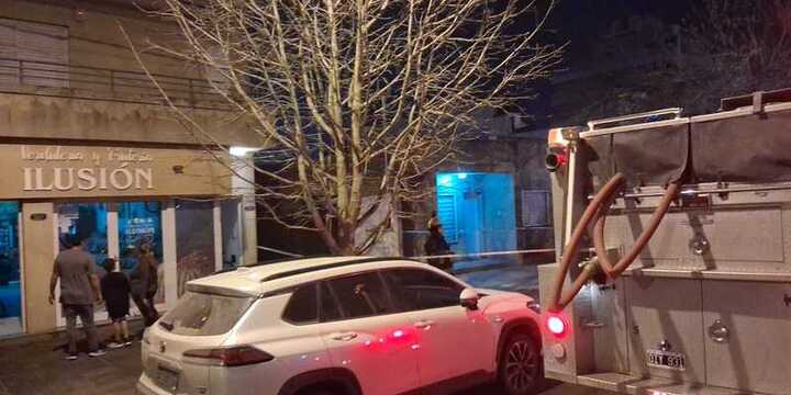 Imagen de Principio de incendio en verdulería céntrica