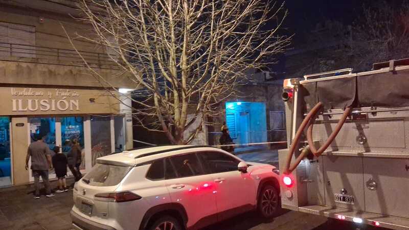 Imagen de Principio de incendio en verduler&iacute;a c&eacute;ntrica