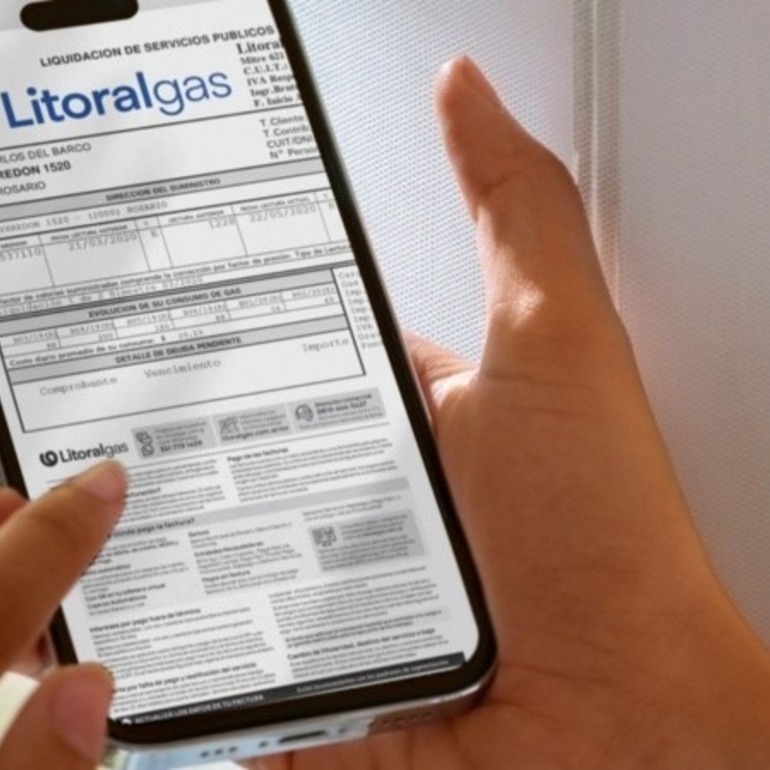 Afecta a las facturas de clientes residenciales, comerciales e industrias pymes. (Litoral Gas)