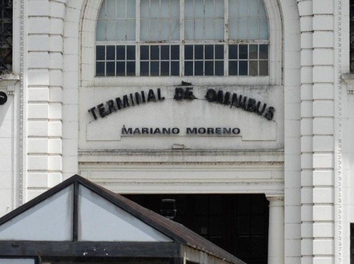 La víctima fue asistida por una trabajadora de la terminal.