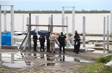 La zona del amarre donde llegó la patrulla de Prefectura con el cuerpo. (Alan Monzón/Rosario3)