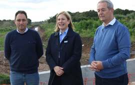 Imagen de La vicegobernadora recorri&oacute; las obras del Canal Savoca