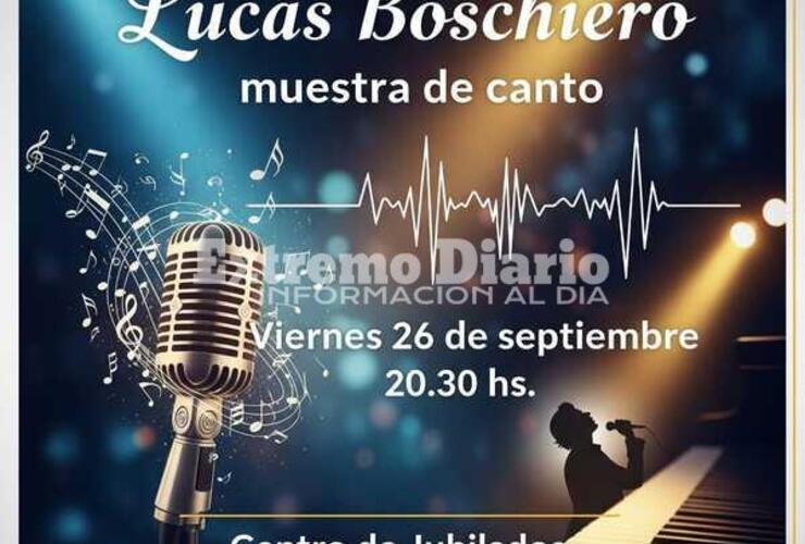 Imagen de Se viene una noche de Pasión y Talento: La Academia Lucas Boschiero presenta su Muestra de Canto