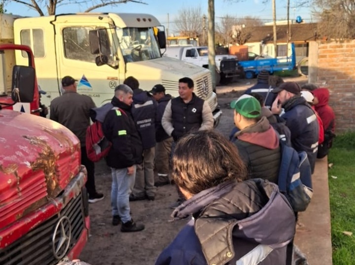 Esta mañana los municipales habían decidido no salir a la calle.