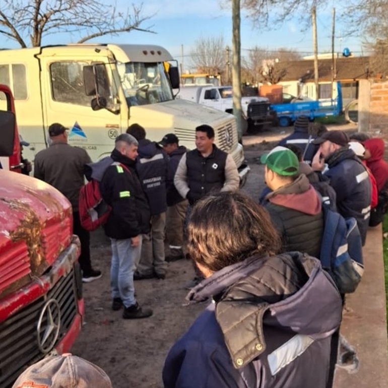 Esta mañana los municipales habían decidido no salir a la calle.