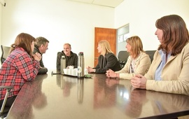 Imagen de La vicegobernadora Gisela Scaglia visit&oacute; Alvear y recorri&oacute; instituciones locales