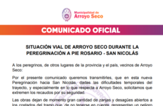 Imagen de El Gobierno Municipal emitió un comunicado con motivo de la Peregrinación